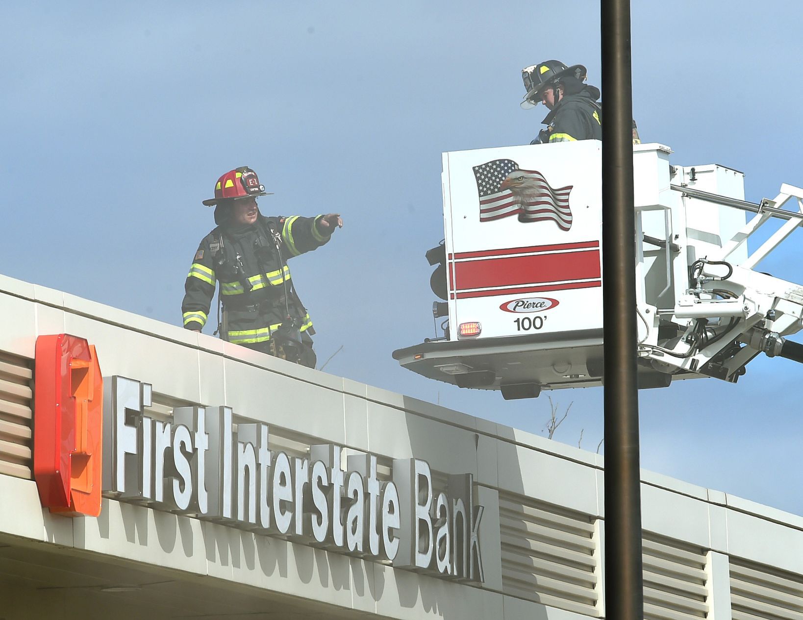 First Interstate ladder truck